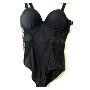 Swimsuits For All Black One Piece 18
